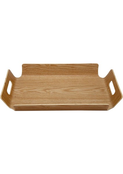 4x Lüks Masa Masası Bambu Içinde Yatak Ekmeği Ahşap Tepsisi Ahşap Meyve Kahvaltı Gıda Pastası Kahve Çayı Servis Tepsisi Tutamaçlarla Servis Tepsisi (Yurt Dışından) modelleri