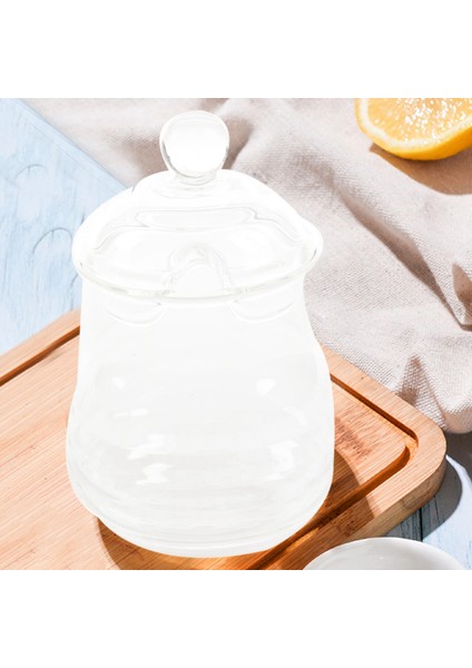 2x Şeffaf Cam Bal Kavanozu ile Kapak Bal Kavanozu ile Kepçe Berrak 9 Ons (Yurt Dışından) fiyatları