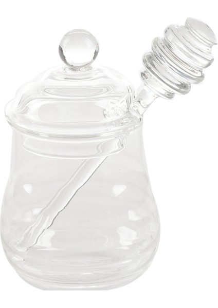 2x Şeffaf Cam Bal Kavanozu ile Kapak Bal Kavanozu ile Kepçe Berrak 9 Ons (Yurt Dışından) modelleri