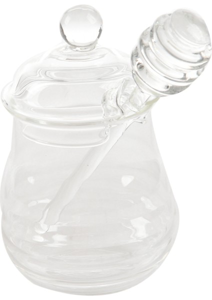 2x Şeffaf Cam Bal Kavanozu ile Kapak Bal Kavanozu ile Kepçe Berrak 9 Ons (Yurt Dışından) fırsatları