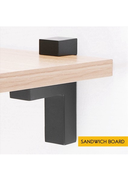 6 Adet Ayarlanabilir Ahşap/cam Raf Braketi Duvar Montajı 3-28MM Kalınlığında Raflar Için Ağır Hizmet Yüzen Braketler Siyah (Yurt Dışından) modelleri