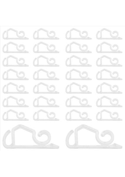 120 Paket Noel Işık Klipleri Açık Mekan -Geather Geçirmez Noel Işığı Askıları Noel Tatil Beyaz Için Oluk Kancaları (Yurt Dışından) fiyatları