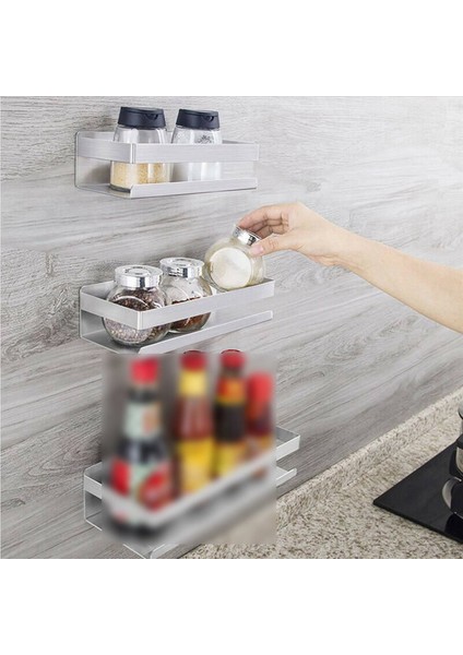 Kendi Kendine Yapışkan Duş Rafı Banyo Raf Çubuğu Duvar Duş Caddy Tutucu Gümüş (Yurt Dışından) fırsatları