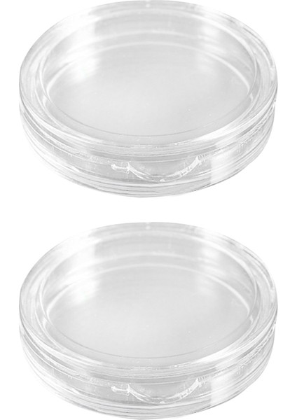 20 Adet Küçük Yuvarlak Şeffaf Plastik Para Kapsülleri Kutu 20MM (Yurt Dışından)