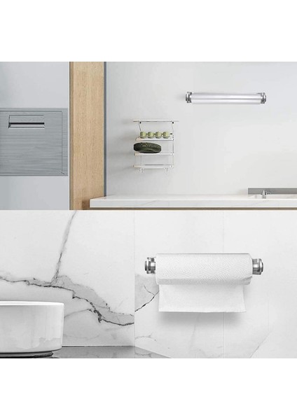 Dolap Kağıt Havlu Tutucu Altında Mutfak Banyo Tuvalet Için Duvara Monte Alüminyum Kağıt Havlu Rafı (Yurt Dışından) fiyatları