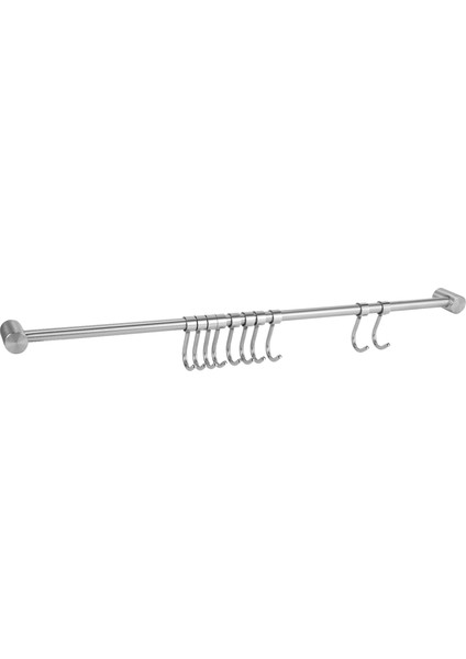 4x Mutfak Ray Rafı Duvara Monte Edeniz Asma Raf Paslanmaz Çelik Askı Kancaları 10 Sürgülü Kanca (Yurt Dışından) modelleri