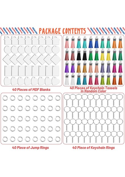 160 Pcs Süblimasyon Süsü Boşlukları Süblimasyon Boş Anahtar Zincirleri Mdf Çift Taraflı Süblimasyon Anahtarlık Panoları Diy Malzemeler (Yurt Dışından) indirimleri