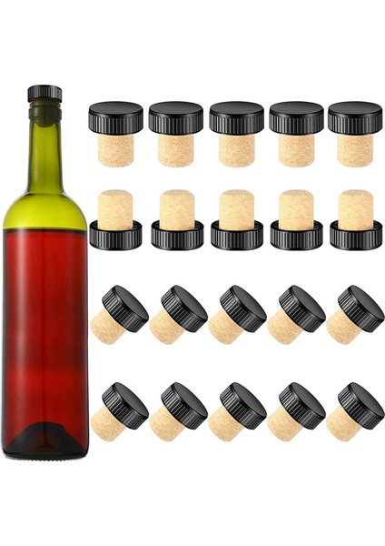 48 Adet Fişleri Tatma Mantarları T-Şekilli Şarap Mantarları Üst Ahşap Şarap Şişesi Durdurucu Şişe Fişleri (Yurt Dışından) fırsatları