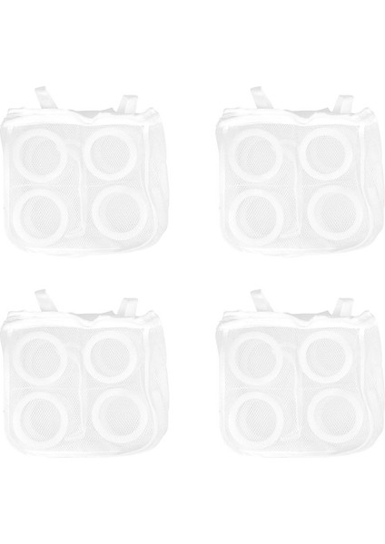 4x Asılı Kuru Spor Ayakkabı Çamaşır Çantaları Ayakkabı Yıkama Makinesi Ev Depolama Organizatör Aksesuarları (Yurt Dışından)