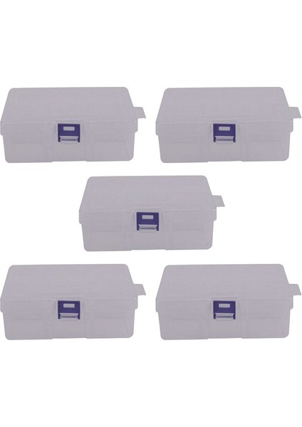 5x 6 Çıkarılabilir Plastik Saklama Kutusu Takı/küpe/araçlar Konteyner Organizatör (Yurt Dışından)