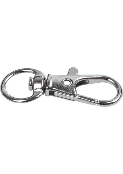 40PCS Metal Toka Döner Tetik Klipsleri Çırpı Kancaları Anahtar Halka Çantalar Diy Zanaat Gümüş (Yurt Dışından) modelleri