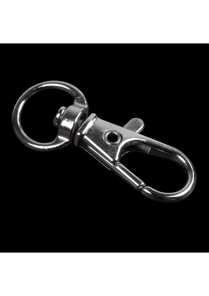 40PCS Metal Toka Döner Tetik Klipsleri Çırpı Kancaları Anahtar Halka Çantalar Diy Zanaat Gümüş (Yurt Dışından) indirimleri