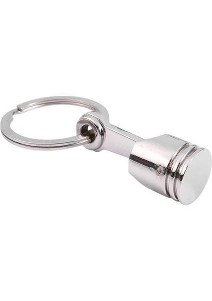 5x Modaya Motodlu Araba Motoru Piston Anahtarlama Zinciri Anahtarlık Anahtarı Fob Gümüş (Yurt Dışından) indirimleri