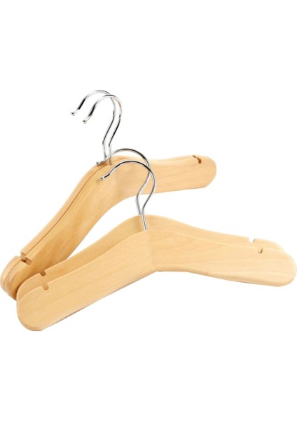 Ahşap Bebek Askıları Çocuk Askıları Çocuklar Için Çentikli Omuz Tasarımı Dekorasyon Askısı 20 Paket Küçük (Yurt Dışından) fırsatları