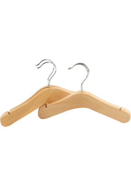 Ahşap Bebek Askıları Çocuk Askıları Çocuklar Için Çentikli Omuz Tasarımı Dekorasyon Askısı 20 Paket Küçük (Yurt Dışından) indirimleri