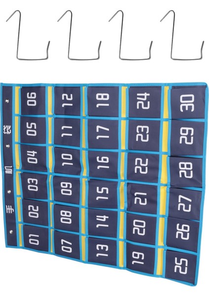 5x 30 Numaralı Cepler Grafik Cep Telefonu Asılı Organizatör Asılı Depolama Çantası Hesap Makinesi Için Cep Telefonu Tutucuları (Yurt Dışından) fiyatları