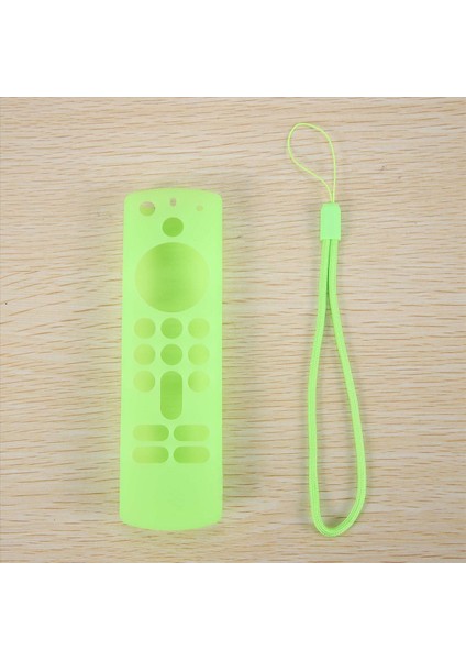 Ateş Tv Stick 4K Için Silikon Uzaktan Kumanda Kapağı 4K 3 Nesil Slip Anti-Slip Uzak Koruyucu Kılıfı (Yeşil) (Yurt Dışından)