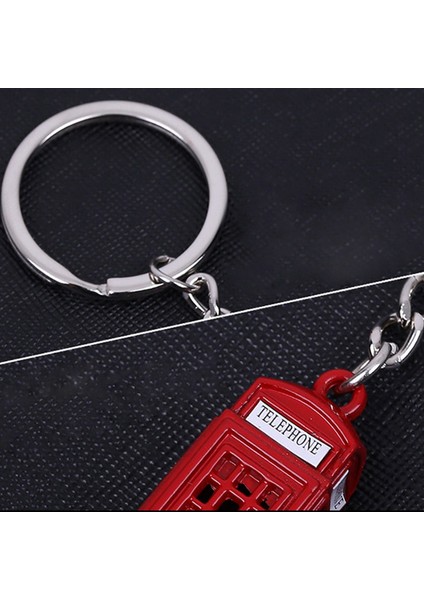 3x Vintage Telefon Kabini Ingiliz Minyatür Londra Araba Anahtar Yüzük Anahtarlıklar Diecast Anahtarlık Si Kadın Kızlar (Yurt Dışından) fırsatları