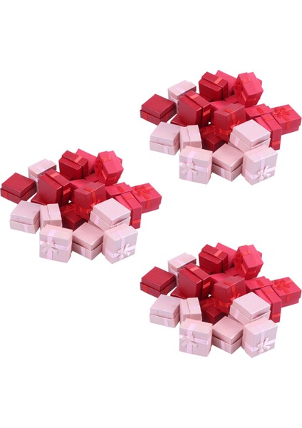 72 Parçalı Kutusu Seti - Yıldönümleri Düğünler Doğum Günleri Çeşitli Renkler Için Kare Yüzük Takı Kutusu (Yurt Dışından)