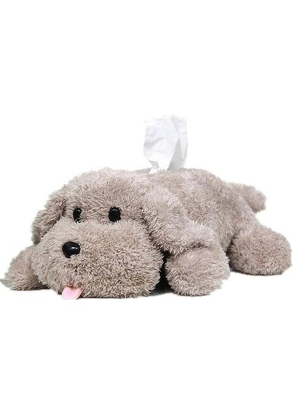 Peluş Köpek Oyuncak Doku Tutucu Karikatür Doku Örtü Kağıt Tutucu Peçete Peçete Kutusu Kağıt Saklama Kutusu (Yurt Dışından)