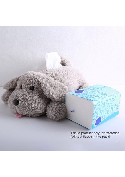 Peluş Köpek Oyuncak Doku Tutucu Karikatür Doku Örtü Kağıt Tutucu Peçete Peçete Kutusu Kağıt Saklama Kutusu (Yurt Dışından) fırsatları