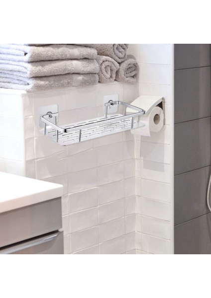 5x Raf Duş Raf Yapıştırıcı Alüminyum Duş Caddy Şampuan Tutucu Mutfak Rafı Depolama Organizatör Sondaj Yok (Yurt Dışından) fiyatları