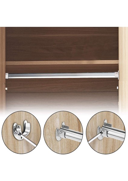 20 Adet Paslanmaz Çelik Asılı Çubuk Braketi U Şekilli Perde Çubuk Braketi Vidalı Yuvarlak Tüp Soketleri (25MM) (Yurt Dışından) modelleri