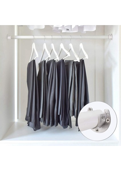 20 Adet Paslanmaz Çelik Asılı Çubuk Braketi U Şekilli Perde Çubuk Braketi Vidalı Yuvarlak Tüp Soketleri (25MM) (Yurt Dışından) indirimleri