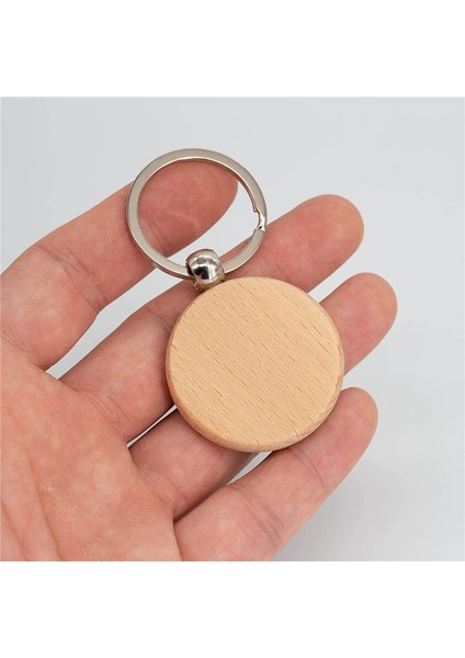50 Adet Ahşap Oyulmuş Boş Ahşap Boş Anahtar Zincirleri (Yuvarlak) (Yurt Dışından) modelleri