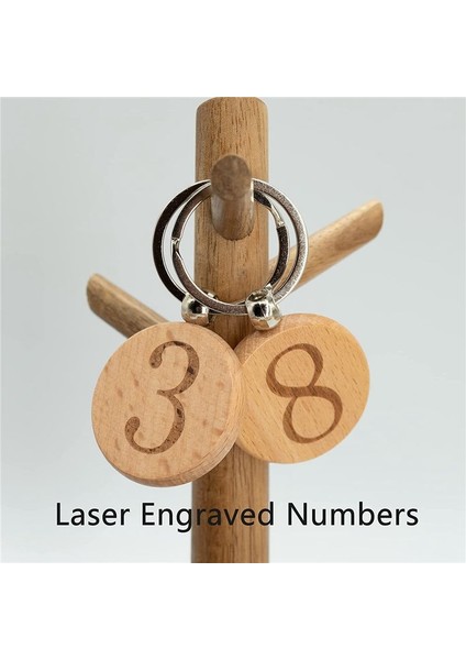 50 Adet Ahşap Oyulmuş Boş Ahşap Boş Anahtar Zincirleri (Yuvarlak) (Yurt Dışından) fırsatları