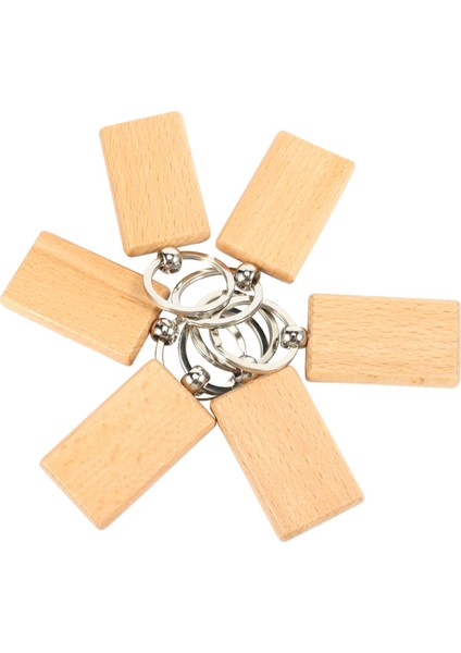 40PCS Boş Ahşap Anahtarlı Diy Ahşap Anahtar Zincirleri Anahtar Etiketler Ler Sarı Dikdörtgen (Yurt Dışından) fiyatları