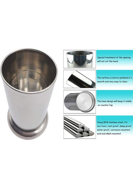 Paslanmaz Çelik Saman Tutucu Karşı Üstte Saman Dağıtıcı Çatal Bıçak Düzenleyicisi Kaşık Çatalları Çubuklar Depolama (Yurt Dışından) fiyatları