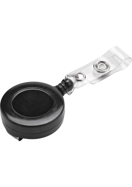 2 Adet Rozet Tutucu Geri Çekilebilir Makara Yoyo Klip Çıtçıt Düğmesi Kimlik Kartı Siyah (Yurt Dışından) fırsatları