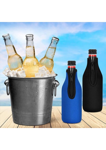 16 Paket Bira Şişesi Izolatör Kolu Içecek Soğuk Zip-Up Şişe Ceketleri Bira Şişesi Soğutucu Kollu Neopren Kapak (Yurt Dışından) fiyatları