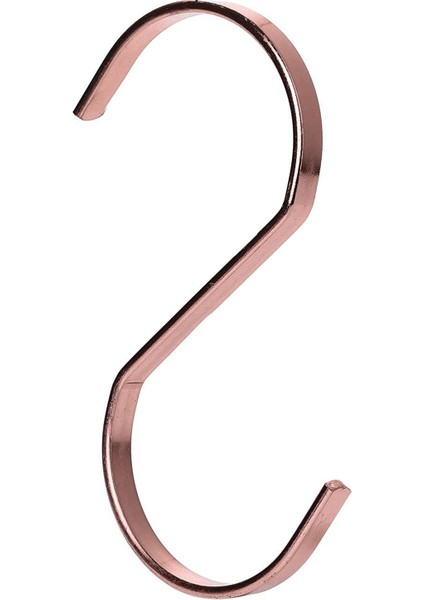 20 Paket 4 Inç Gül Altın Krom Kaplama Çelik Asılı Düz Kancalar S Şekilli Kanca Ağır Hizmet Kancaları Mutfak Eşyaları Için Saksılar (Yurt Dışından) modelleri