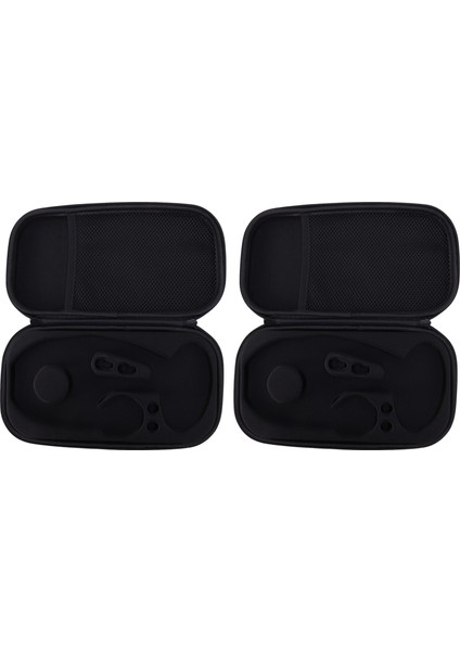 2x Taşıma Seyahat Organizatör Stetoskop Sert Saklama Kutusu Kılıf Çantası Eva Siyah (Yurt Dışından)