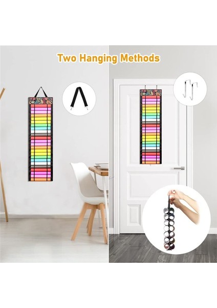 48 Bölmeli Vinil Rulo Tutucu Vinil Depolama Organizatörü Zanaat Vinil Depolama Rafı Ev Zanaat Odası Kapısı Duvar (Yurt Dışından) fiyatları