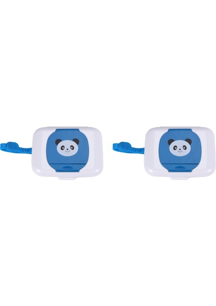 2x Depolama Tutucu Çocuk Islak Mendiller Kutu Seyahat Sendesi Kılıfı Değiştiren Dispenser Bebek (Yurt Dışından)