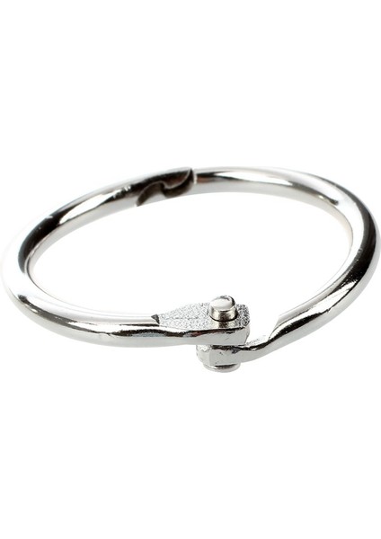 100 Adet Zımba Kitabı Bağlayıcı 30MM Dış Çapı Gevşek Yaprak Halkası Anahtarlık (Yurt Dışından) modelleri