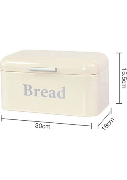 Ekmek Kutusu Dolap Demir Atıştırmalık Kutusu Beyaz ve Metal Sanat Depolama Sepetleri Endüstriyel Stil Mutfak Atıştırmalık Depolama Sepeti (Yurt Dışından) fırsatları