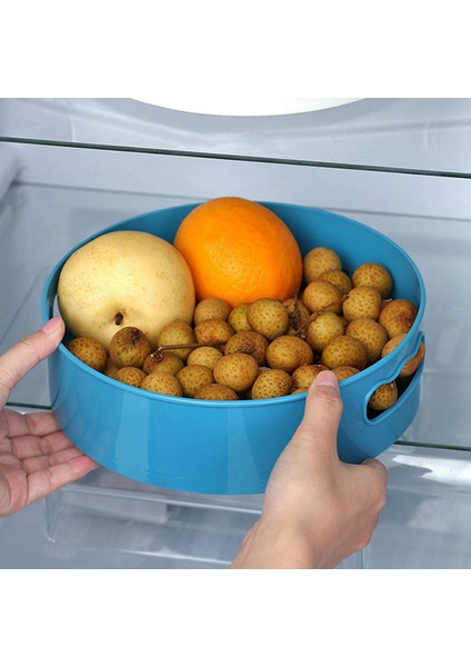 2x Dönen Tepsisi Turnabağı Mutfak Depolama Kapları Baharat Kavanozu Food Snack Tepsisi Kaymaz Kurutulmuş Depolama Plakası Beyaz (Yurt Dışından) fiyatları