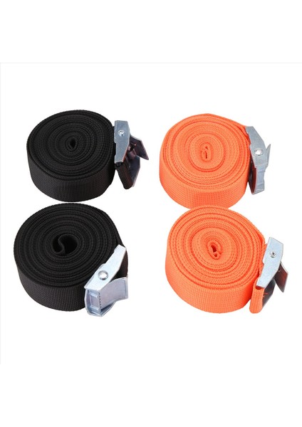 Kırpma Kayışları Kargo Dişli Bisikletler ve Daha Fazlası Için Çinko Alaşımlı Kam Kilidi Tokalaşmasıyla Kayışları Bağlayın (4 Paket) (Yurt Dışından)