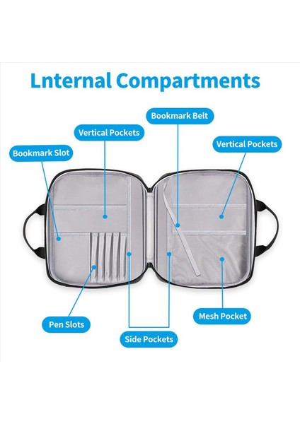 Incil Kapağı Taşıma Kitabı Vaka Kilise Çantası Incil Koruyucu Tutlu ve Fermuar Cep Erkek Kadınlar Için (Yurt Dışından) fırsatları
