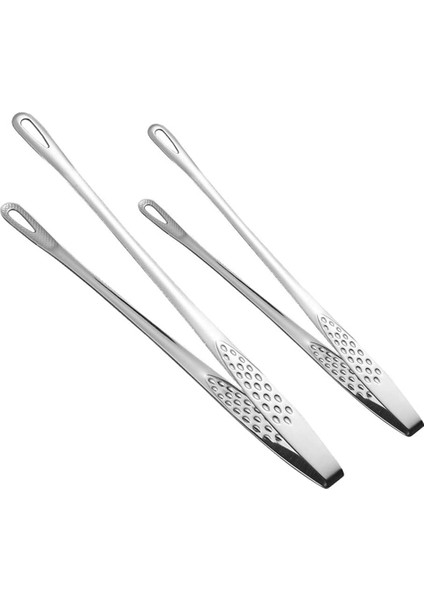 2 Adet Paslanmaz Çelik Gıda Maşaları Mutfak Cımbızları Yemek Pişirme Izgara Pişirme Için Çok Işlevli Araçlar (Yurt Dışından)