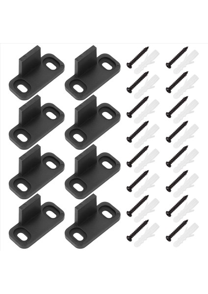 8 Adet Sürgülü Ahır Kapı Zemin Kılavuzları Dolap Kapı Kılavuzları Donanım Plastik Basit Zemin Duvarı Monte Alt Pist Kılavuzu (Yurt Dışından) modelleri