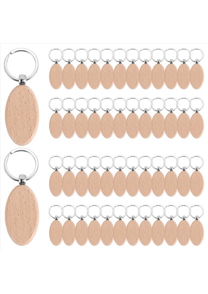 50 Adet Ahşap Anahtarlık Oval Ahşap Gravür Boşluklar Bitmemiş Ahşap Anahtar Halka Anahtar Etiketi Dıy El Sanatları (Oval) (Yurt Dışından) modelleri