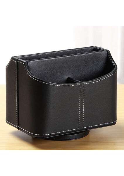 2x Deri Uzaktan Kumanda Tutucu 360 Derece Eğirme Masası Tv Uzaktan Caddy Başucu Masa Organizatörü (Yurt Dışından) indirimleri