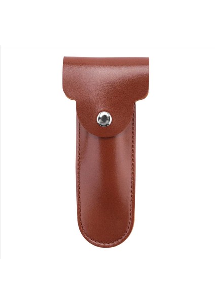 Razor Case Seyahat Tutucu Manuel Çift Kenar Emniyet Kıyafetleri Konteyner Pu Deri Çanta (Yurt Dışından)