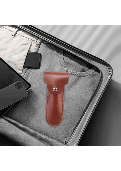 Razor Case Seyahat Tutucu Manuel Çift Kenar Emniyet Kıyafetleri Konteyner Pu Deri Çanta (Yurt Dışından) indirimleri