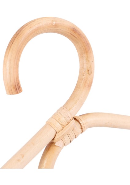 4x Rattan Giysisi Askı Tarzı Çocuk Giysileri Organizatör Raf Çocuk Askı Çocuk Odası Dekorasyon Askı Giysileri (Yurt Dışından) indirimleri